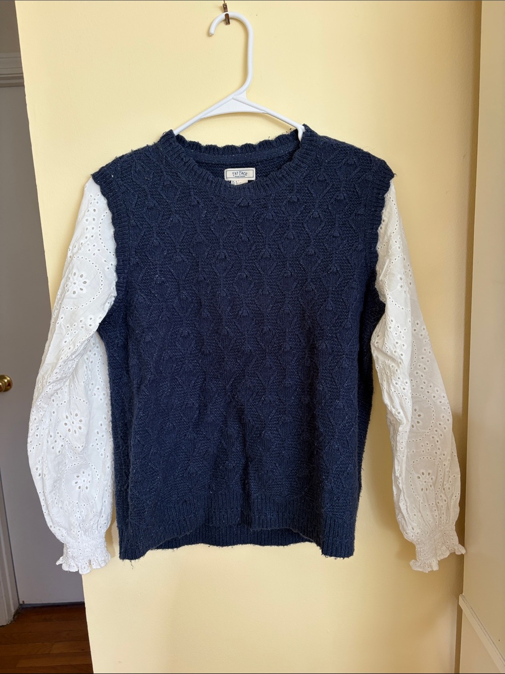 2 in 1 sweater blouse